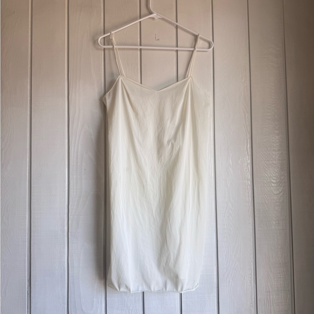 Vintage Van Raalte White Slip Dress